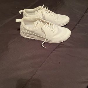 White Nike sneakers